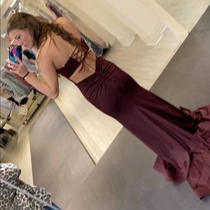 Stunning Burgundy Sherri Hill Prom Dress WORN ONCE